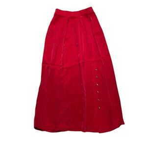 LONGHORN by NIVER Western Red Women's Skirt Size Large